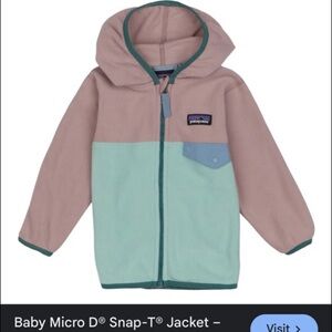 Patagonia BABY MICRO D SNAP T JACKET (size 4T)